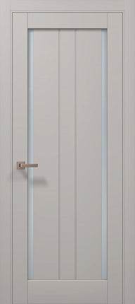 Ușă de interior ML-621 cu geam dublu lateral și riflaj vertical / Millenium - Carlo Porte www.olivy.ro