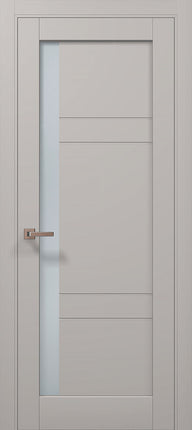 Ușă de interior Millenium ML 644 – Eleganță echilibrată cu fereastră verticală laterală / Millenium - Carlo Porte www.olivy.ro