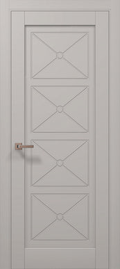 Ușă de interior ML 712 – Design simetric cu 4 panouri încrustate / Millenium - Carlo Porte www.olivy.ro