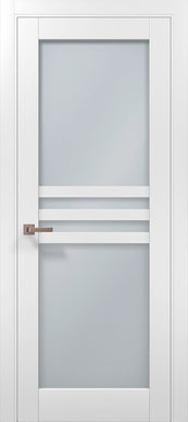 Ușă de interior ML 30 – Panou din sticlă cu fâșii orizontale duble, / Millenium - Carlo Porte www.olivy.ro