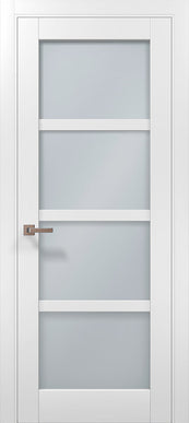 Ușă interior ML 32 – Stil modern cu panouri vitrate mate / Millenium - Carlo Porte www.olivy.ro