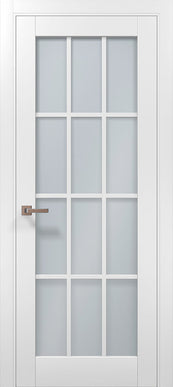 Ușă interior ML-37 – Eleganță clasică cu sticlă satinată în 10 ochiuri / Millenium - Carlo Porte www.olivy.ro