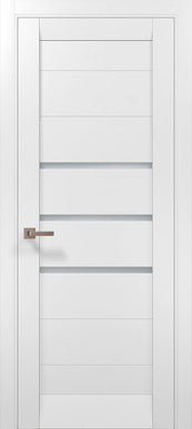 Ușă Interior ML-55 – Design Modern cu 3 Inserții Satinate / Millenium - Carlo Porte www.olivy.ro