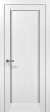 Ușă de interior ML-621 cu geam dublu lateral și riflaj vertical / Millenium - Carlo Porte www.olivy.ro