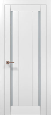 Ușă de interior ML-622 – geam mat dublu + riflaje verticale, design modern / Millenium - Carlo Porte www.olivy.ro