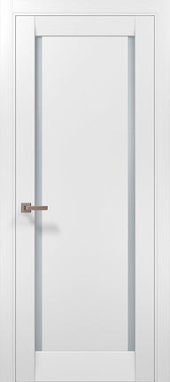 Ușă de interior ML-62 cu două benzi de sticlă satin – stil elegant / Millenium - Carlo Porte www.olivy.ro