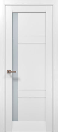 Ușă de interior Millenium ML 644 – Eleganță echilibrată cu fereastră verticală laterală / Millenium - Carlo Porte www.olivy.ro