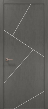 Ușă interior PL 15 – Design geometric avangardist, stil arhitectural urban / Plato - Carlo Porte www.olivy.ro