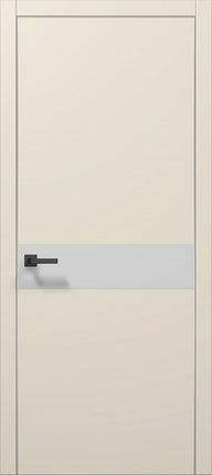 Ușă de interior PL-03 – Design Modern cu Inserție din Sticlă Mată / Plato - Carlo Porte www.olivy.ro