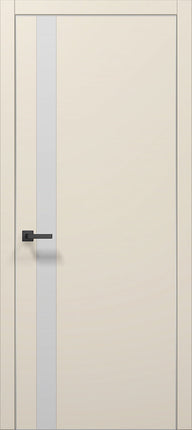 Ușă de interior PL-04 – Design Vertical cu Sticlă Mată Decorativă / Plato - Carlo Porte www.olivy.ro