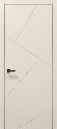 Ușă interior PL 15 – Design geometric avangardist, stil arhitectural urban / Plato - Carlo Porte www.olivy.ro