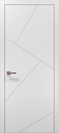 Ușă interior PL 15 – Design geometric avangardist, stil arhitectural urban / Plato - Carlo Porte www.olivy.ro