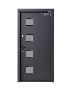 USĂ METALICĂ PRAGA (antracit)