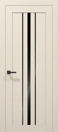 Ușă T03 Alb Mat sau Negru Mat – Design Vertical Triple Line - Tetra /Carlo Porte www.olivy.ro