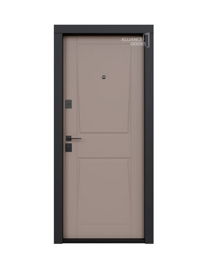 Usa intrare Torino (Soft touch maro / alb mat)