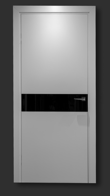 Ușă de interior Berta G alb mat cu balamale ascunse Rodos