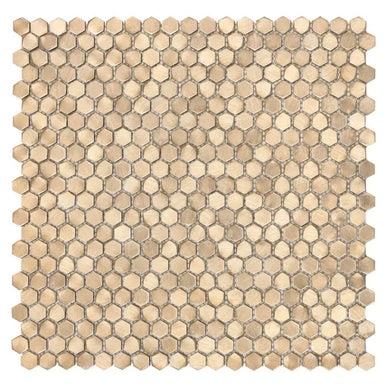 Mozaic Allumi Gold Hexagon 14 30×30 www.CasaDeco.ro