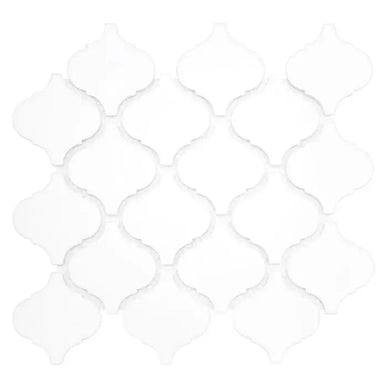 Mozaic Mini Arabesco White 7,8×7,4 www.CasaDeco.ro