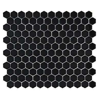 Mozaic Mini Hexagon Black 30×26 www.CasaDeco.ro
