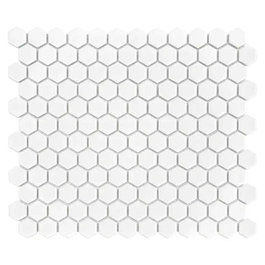 Mozaic Mini Hexagon White 30×26 www.CasaDeco.ro