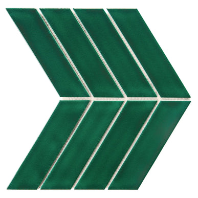 Mozaic Royal Chevron Vert 31,8×22,4 www.CasaDeco.ro
