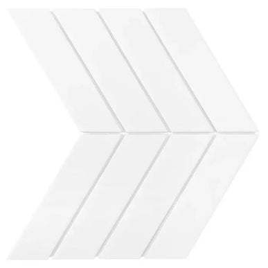 Mozaic Royal Chevron White 31,8×22,4 www.CasaDeco.ro