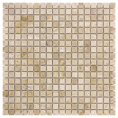 Mozaic Travertine Cream 15 30,5×30,5 www.CasaDeco.ro