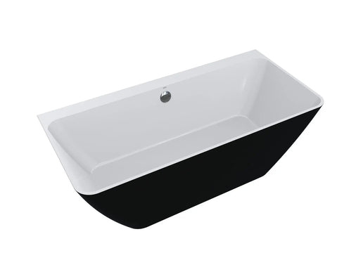 Cadă din compozit neagră mată Island Miraggio