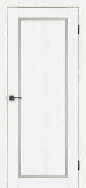 Ușă interior Astrid White Silk Mat – cu sticlă mat-complet echipată și toc reglabil Omis