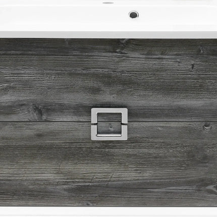 Mobilier de baie suspendat Aurika, Oak
