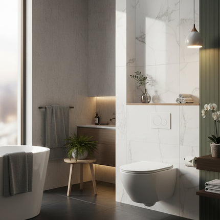 Vas WC Suspendat White Glossy  - W03-S
