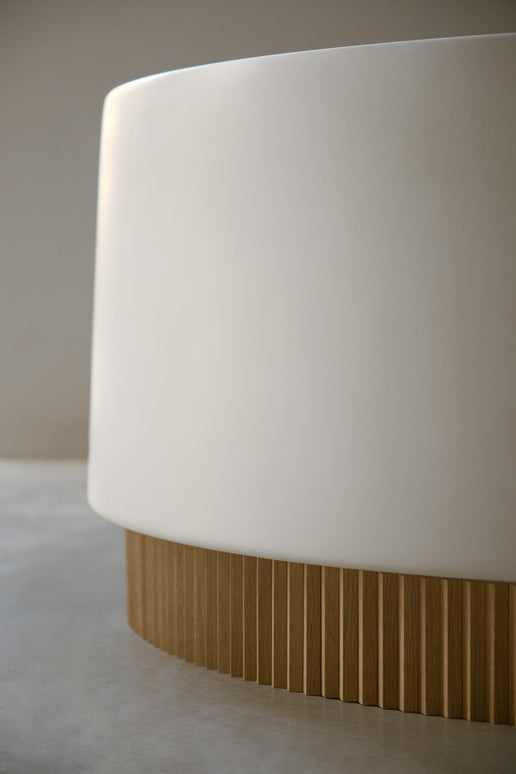 Cadă freestanding din compozit Oasis Alb