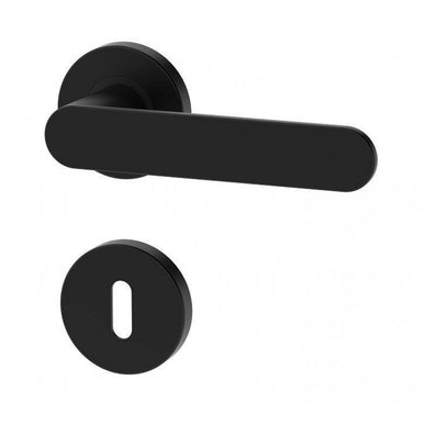 Manere usi DORO ( COMFY ) negru cu rozeta cheie