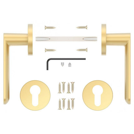 Manere usi DORO ( COMFY ) auriu mat cu rozeta yala