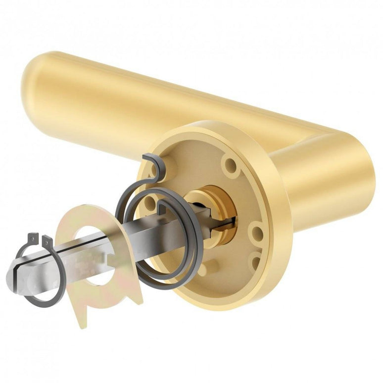 Manere usi DORO ( COMFY ) auriu mat cu rozeta yala