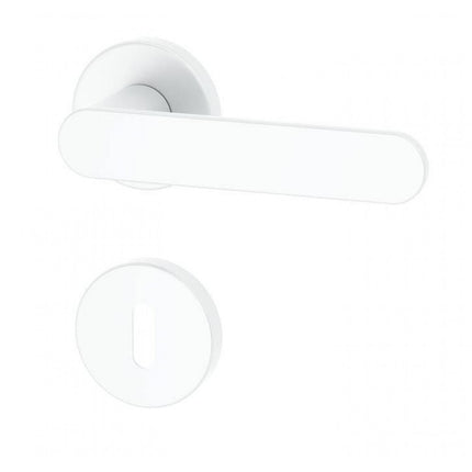 Manere usi DORO ( COMFY ) alb mat cu rozeta cheie