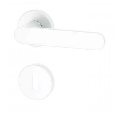 Manere usi DORO ( COMFY ) alb mat cu rozeta cheie