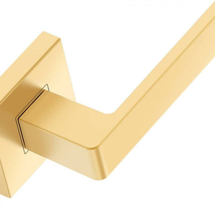 Manere usi ERGO auriu mat cu rozeta cheie