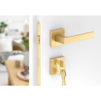 Manere usi ERGO auriu mat cu rozeta yala