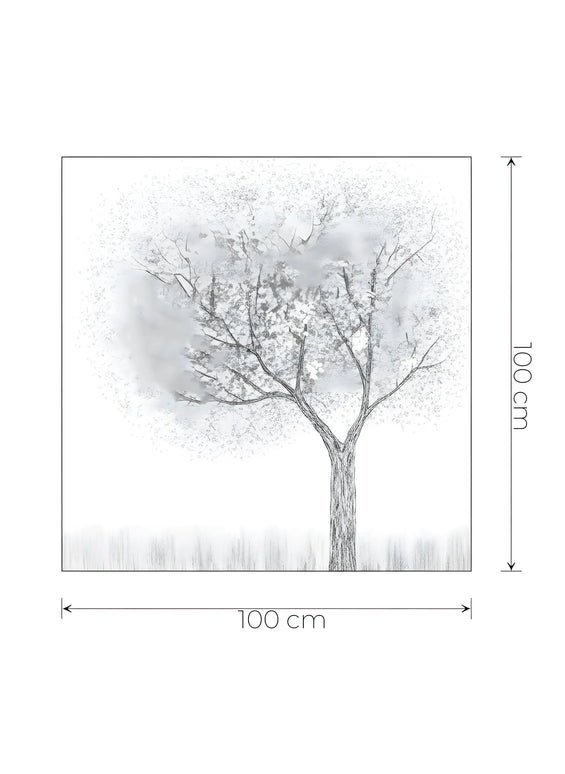 Tablou cu copac auriu în relief – 100×100 cm | Olivy