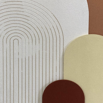 Tablou geometric cu relief – 80×60 cm | Olivy