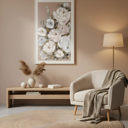 Tablou abstract cu accente aurii – 80×120 cm | Olivy