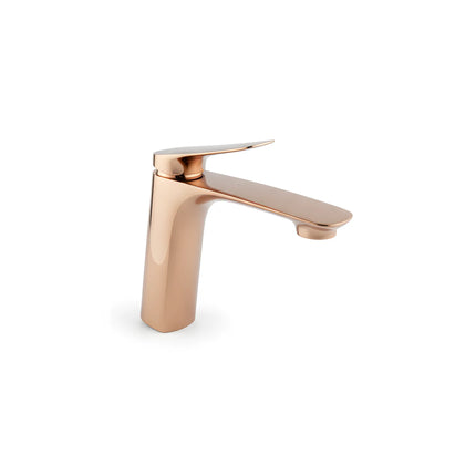 Baterie lavoar modernă Rose Gold – design elegant din alamă solidă