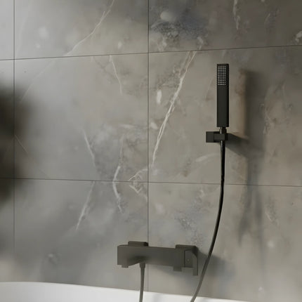 Set duș complet și cada – coloana de duș cu baterie, cap fix de cada