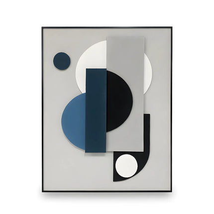 Tablou abstract geometric în relief – 60×80 cm | Olivy