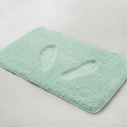 Covoraș baie din microfibră supersoft, antiderapant TRP, 45×75 cm, Menta