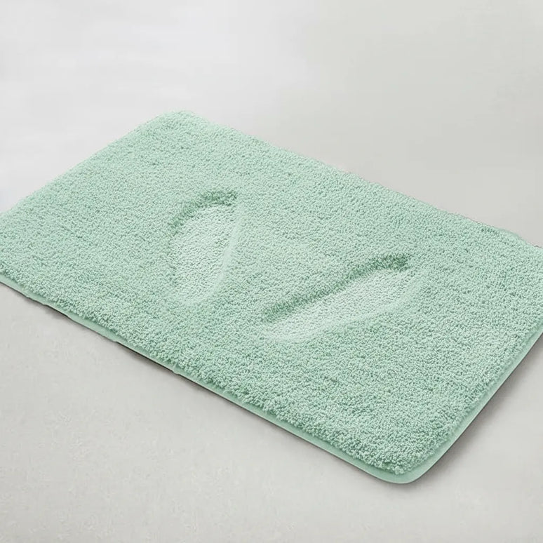 Covoraș baie din microfibră supersoft, antiderapant TRP, 45×75 cm, Menta