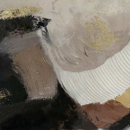 Tablou abstract în tonuri calde – 102×102 cm | Olivy