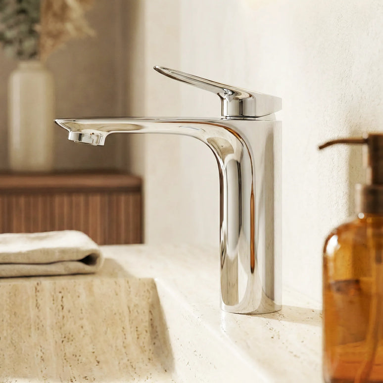 Baterie lavoar – Colecția Rinel – Crom