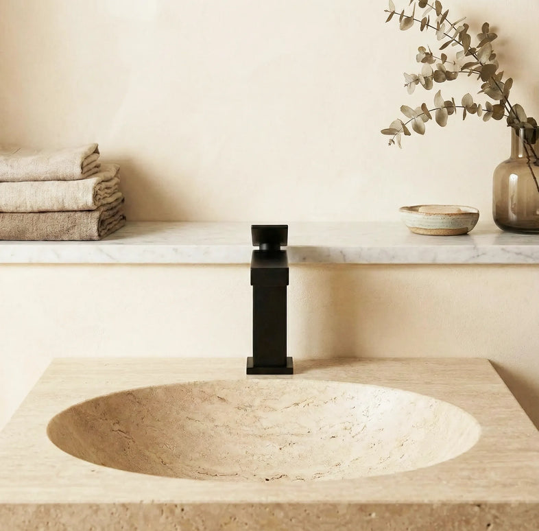 Baterie lavoar – Colecția Ourea – Negru mat